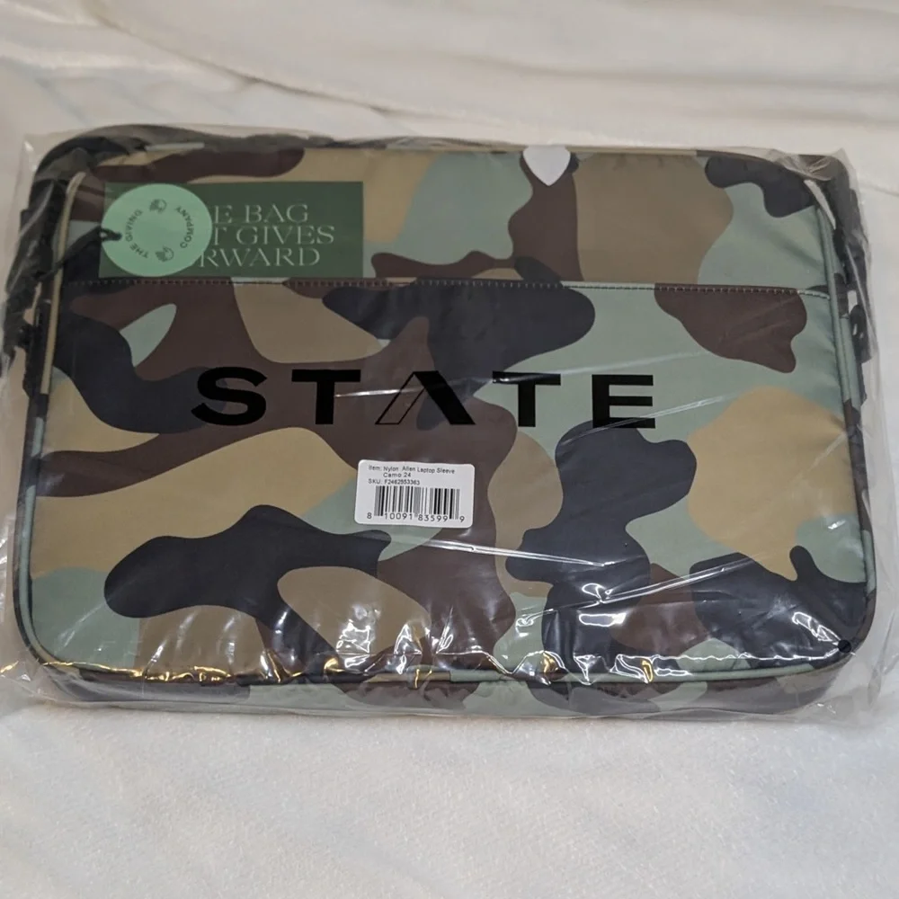 COLORFUL STATE BAGS UNISEX ALLEN PADDED LAPTOP CASE NWT! - Picture 4 of 9